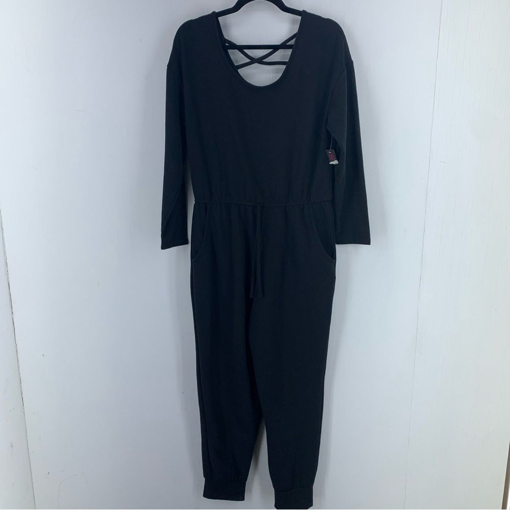 No Boundaries nobo Junior Large 11/13 Jumpsuit Lounge One Piece Pull On Stretch‎